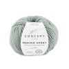 yarn wool merinosport knit merino extrafine reseda green autumn winter katia 59 fhd