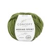 yarn wool merinosport knit merino extrafine light green autumn winter katia 16 fhd