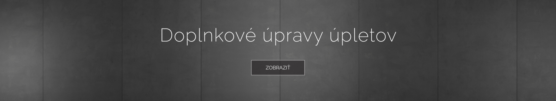 3. DOPLNKOVE UPRAVY