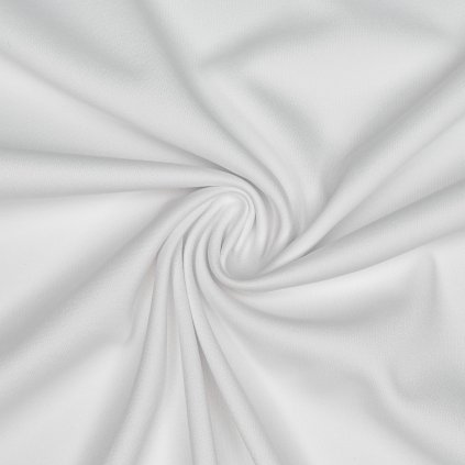 Hrubý dresový úplet WHITE - MMZ_809