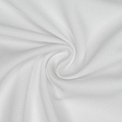 Hrubý dresový úplet WHITE - MNHL01