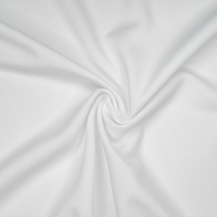 Hrubý dresový úplet WHITE - MDRE200