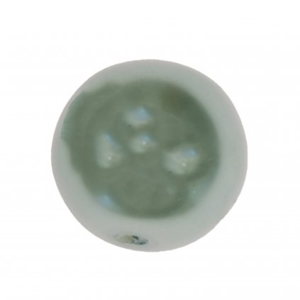 Perly voskové bledo modré, priemer 11 mm, 20 ks - X146