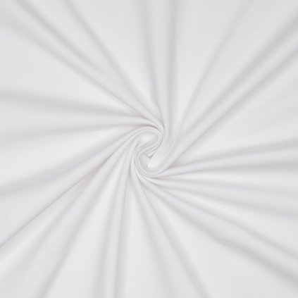 Elastic brushed single jersey WHITE - MJJPE_250C