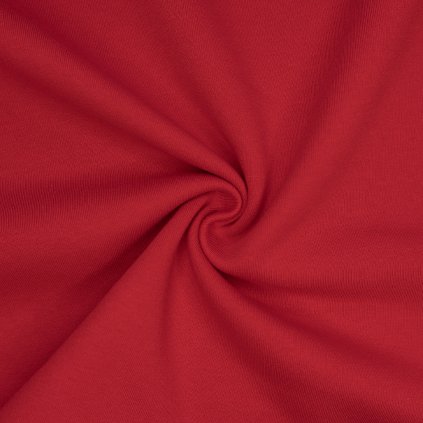 Teplákovina počesaná RED CHERRY - MVBP501C