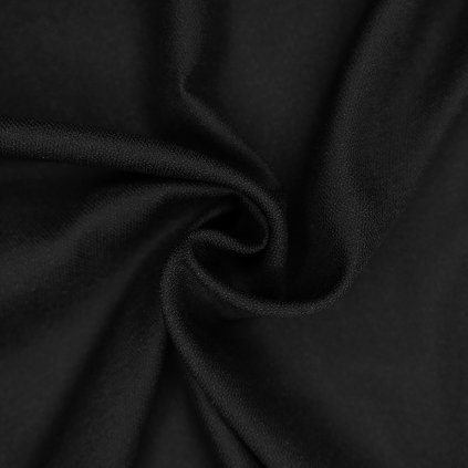 Vlizelín hladký BLACK - V584