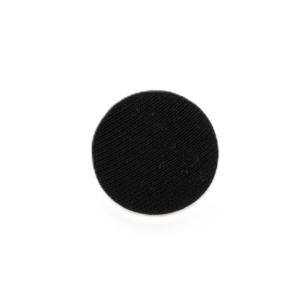 Látkový poťahovaný gombík čierny priemer 19 mm - OO105