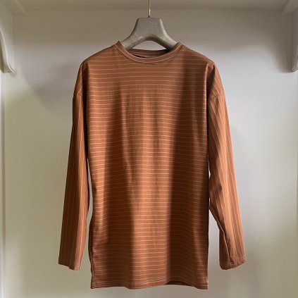 Antistatické tričko s dlhým rukávom, okrúhly výstrih CINNAMON