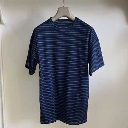 Antistatické tričko s krátkym rukávom, okrúhly výstrih DARK BLUE