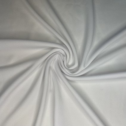 Ľahký dresový úplet WHITE - MPZ_160