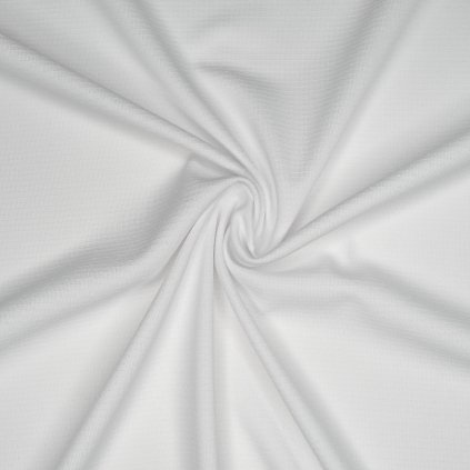 Hrubý dresový úplet WHITE - MCAN01