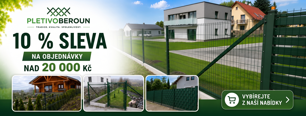 Objemová sleva 10% při nákupu nad 20 000 Kč