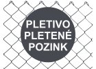 Pozinkované pletivo MORAVAN - bez napínacího drátu