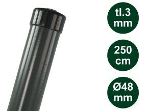 Plotový sloupek EXCLUSIVE 250cm 48mm