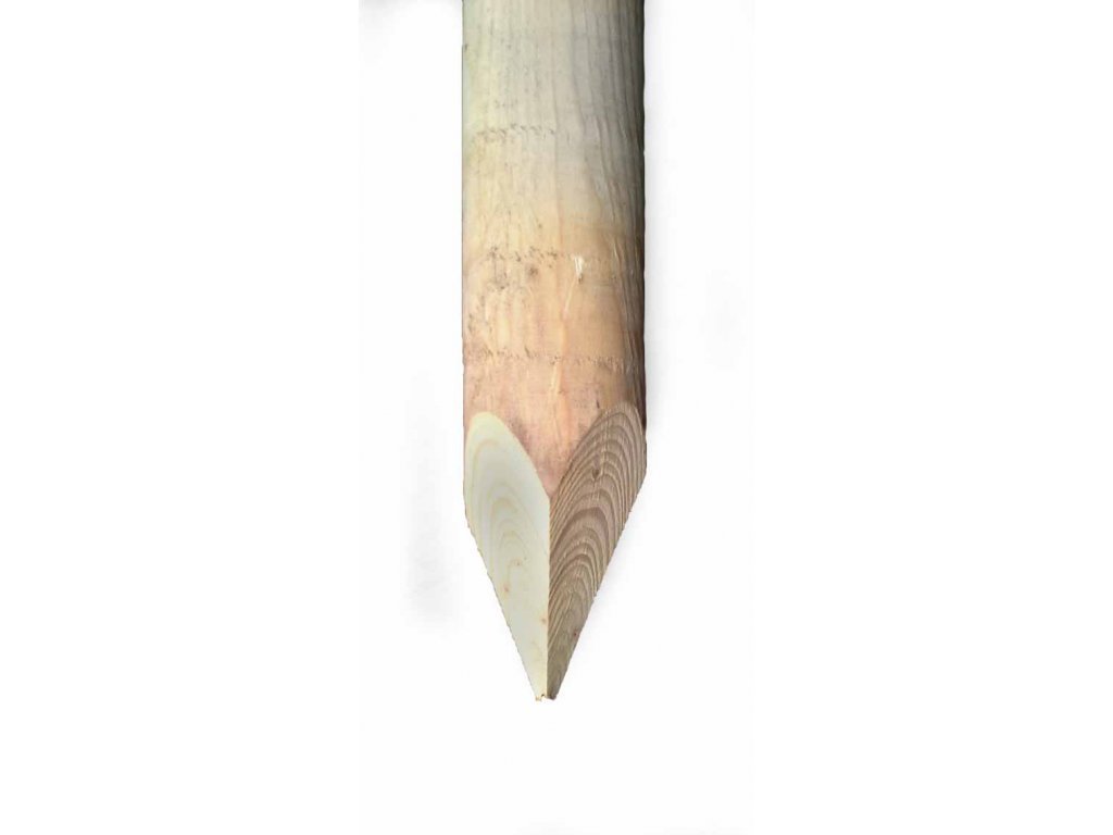 Dřevěný kůl 250 cm, průměr 10 cm - bez impregnace