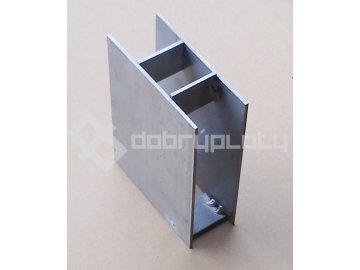 Držák Zn průběžný 20cm výška, 5cm šířka