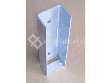 Držák Zn koncový 20cm výška, 5cm šířka