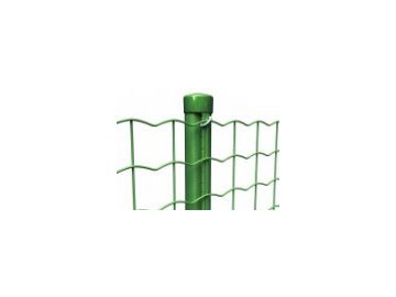 Sloupek průměr 48 mm s prolisem, výška 170 cm, zelený