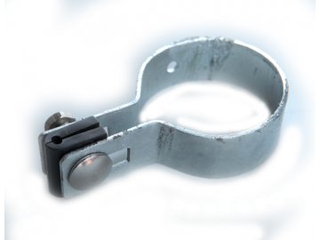 Držák plotového dílce na sloupek 60 mm, koncový, zinkový