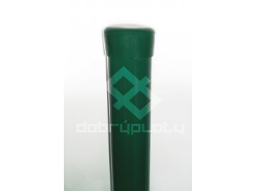 Plotový sloupek výška 175 cm, průměr 38 mm PVC zelený