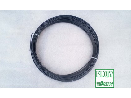 Napínací drát PVC 78 m barvy antracit