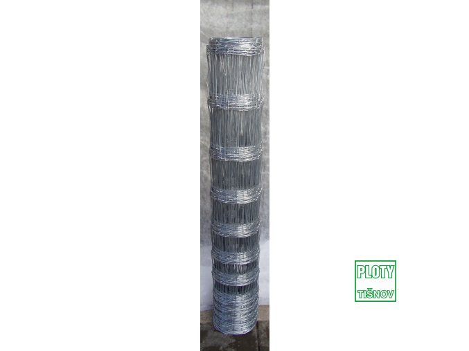 Uzlové  lesnické  pletivo  výšky  150 cm,  drát 1,6/2,2 mm, 12 drátů