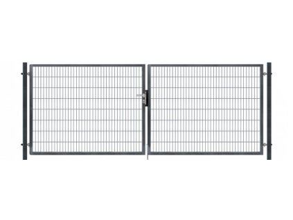 dvoukridla brana pilofor super poplastovana zn pvc antracit rozmer 4118 1380 mm 8595068451809