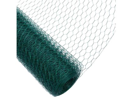 Pletivo šesťhranné chovateľské, oko 13 mm, drôt 0,9 mm, výška 100 cm, 10 m, pozinkované+poplastované, zelené