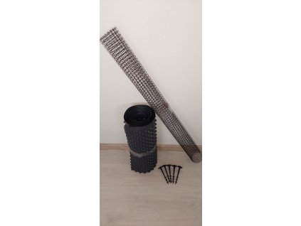 Sada k betónovému záhonu 50x50 cm, nízka (nopová fólia, sieť proti krtkom, kotvy)