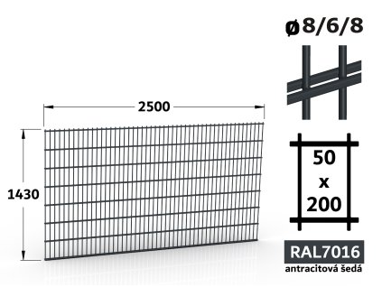 plotovy panel zvarovany 2d 8 6 8 sirka 250cm vyska 143cm antracitovy.jpg