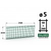 plotovy panel 5mm oko 50x200 pluto delfin classic vyska 103 dlzka 250 machova zelena ral 6005 46 drotov