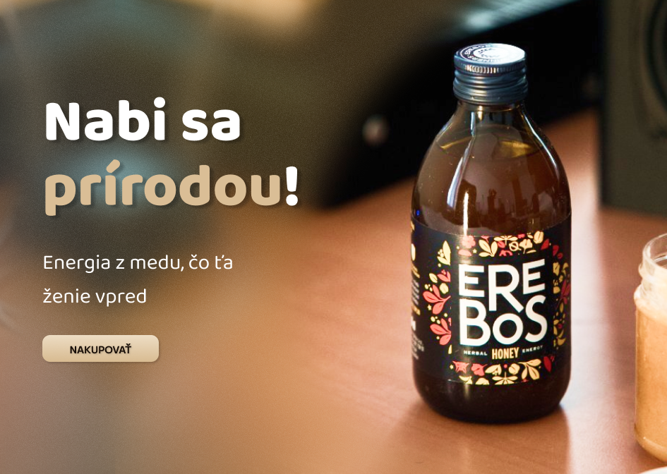 Prírodný energetický drink Erebos Honey