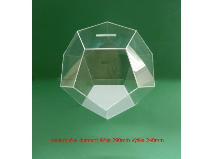 Kasička diamant 290x240 mm