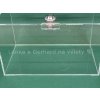 Plexi kasička, pokladnička o rozměru 250x150x150 mm + gravír se zámkem je vhodná pro Veřejné sbírky, charity, obce...