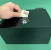 Plexi kasička, pokladnička o rozměru 250x150x150 mm z černého plexi a zámkem je vhodná pro Veřejné sbírky, charity, obce...