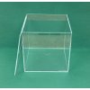 Plexi box, krabička 250x250x250 mm se zafrézovaným víkem