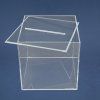 Plexi box, krabička 250x250x250 mm se zafrézovaným víkem