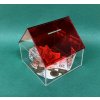 Plexi kasička, pokladnička domeček o rozměru 150x150x150 mm na zámek je vhodná pro Veřejné sbírky, charity, obce, firmy, farnosti.