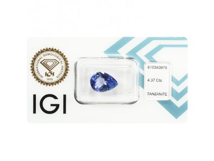 Tanzanit 4.37 ct | certifikát IGI