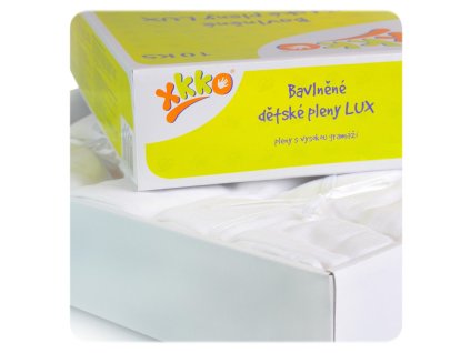 vysokogramazne detske plienky xkko lux 70x70 biele 402