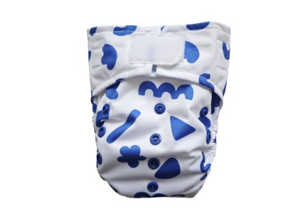 Vrchné nohavičky PUL klasik -  Modrô