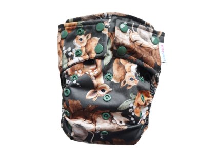 Vrchné nohavičky PUL klasik -  Lesné zvieratká