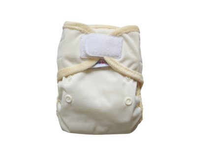 Novorodenecké vrchné nohavičky PUL - Mentol a žlté