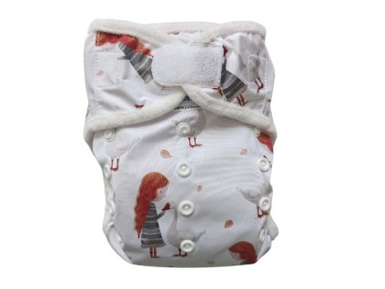 Vrchné nohavičky PUL lemovky - Húsky