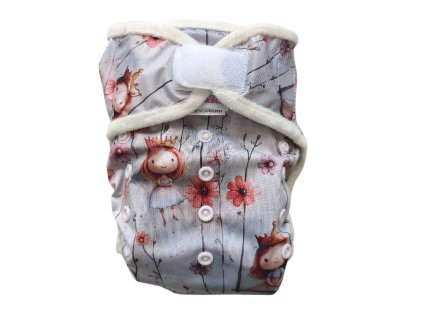 Vrchné nohavičky PUL lemovky  - Princezna