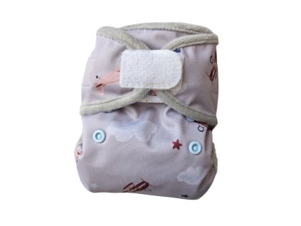 Novorodenecké vrchné nohavičky PUL - Lietadlá