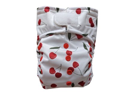 Vrchné nohavičky kapsovky - čerešničky