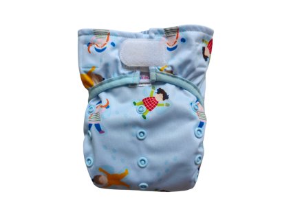 Vrchné nohavičky PUL - s krídielkami - Anjel v snehu