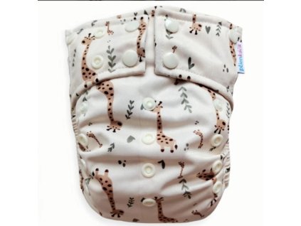 Vrchné nohavičky PUL klasik -  Žirafa