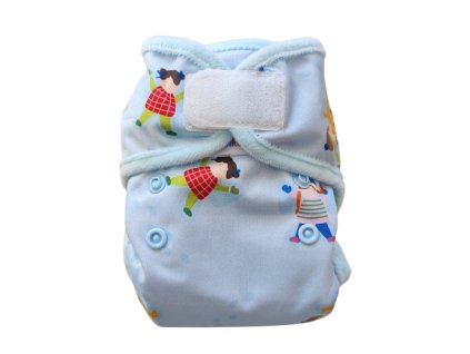 Novorodenecké vrchné nohavičky PUL - Anjel v snehu ❄️